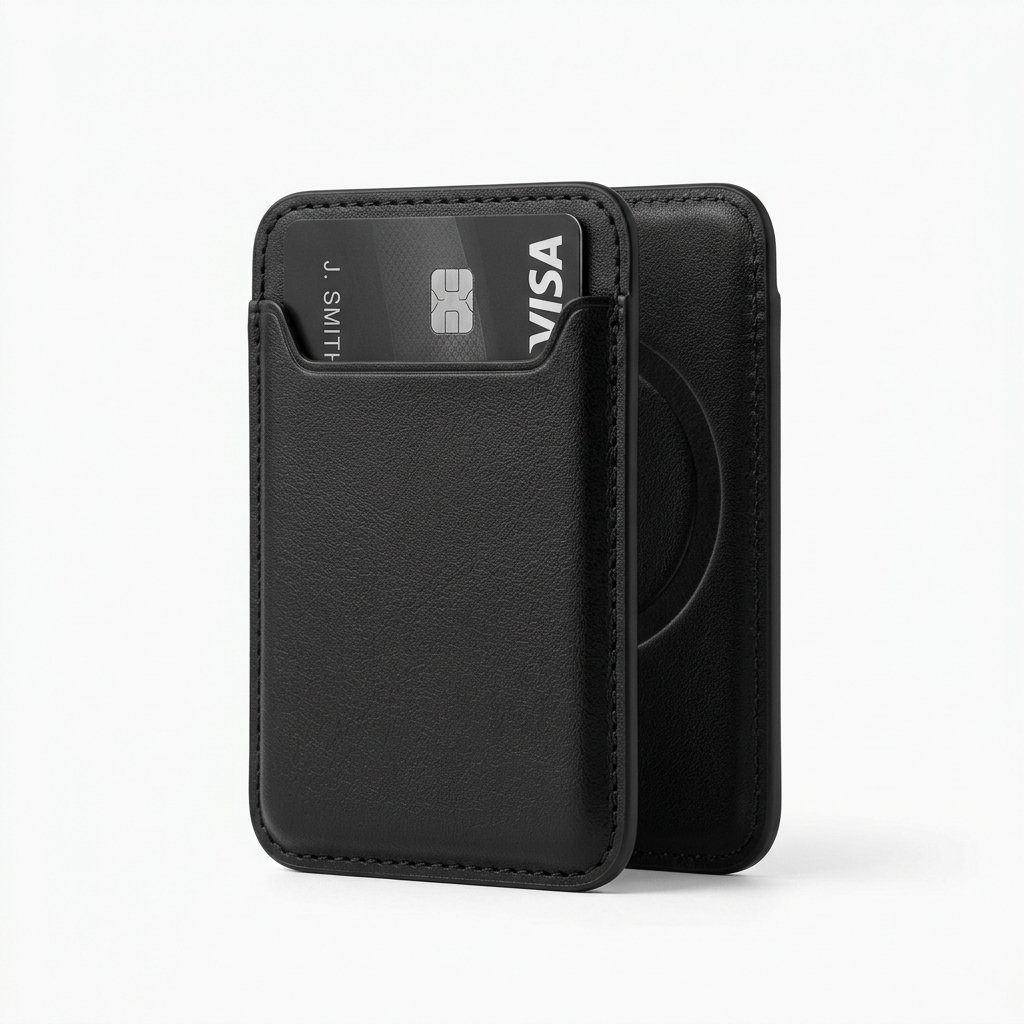 Trendzen Magnetic MagSafe Leather Wallet Card Holder for iPhone