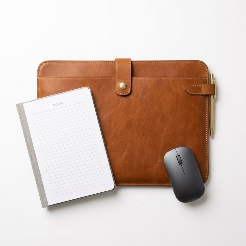 Trendzen Minimalist PU Leather Laptop Sleeve Case - Image 4