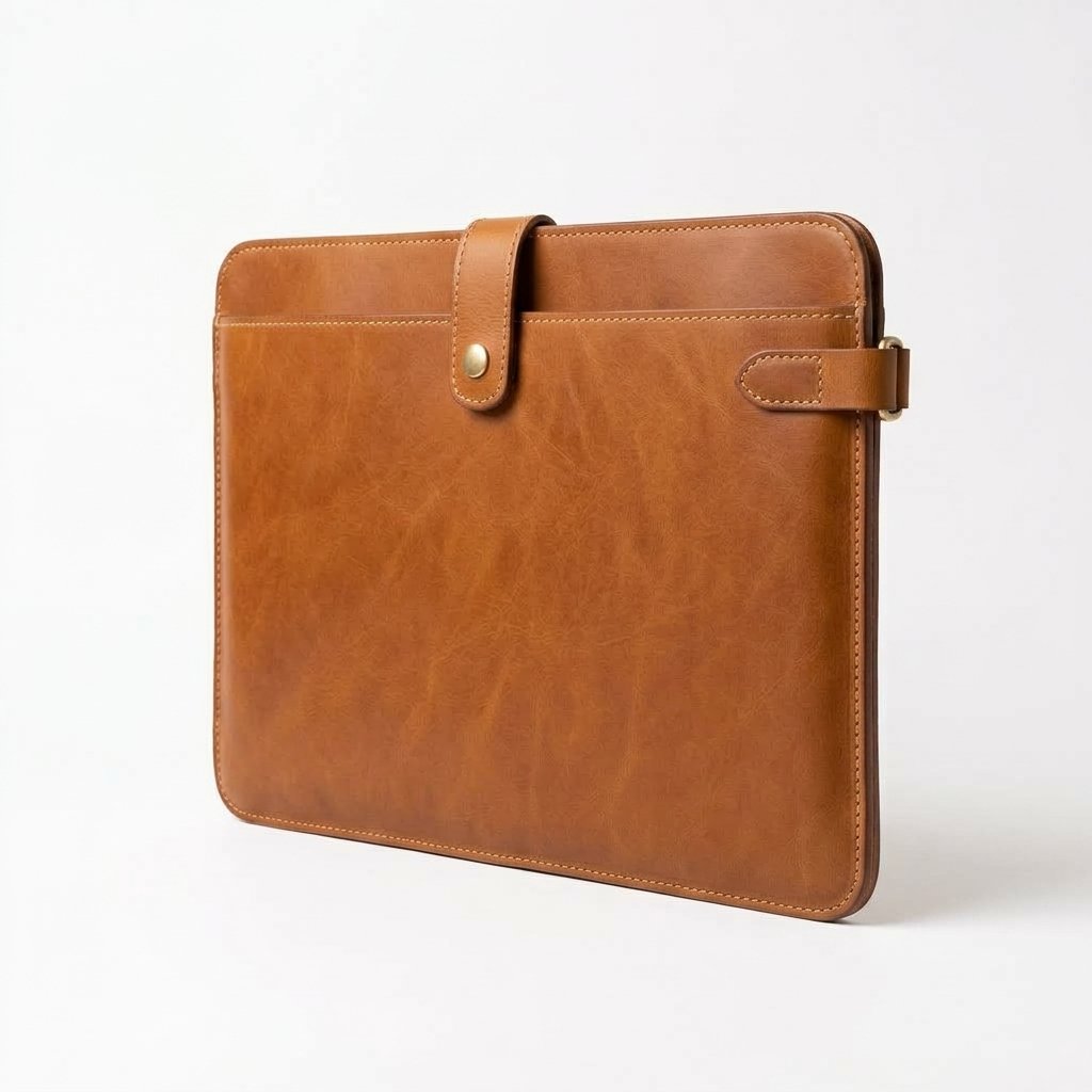 Trendzen Minimalist PU Leather Laptop Sleeve Case - Image 2